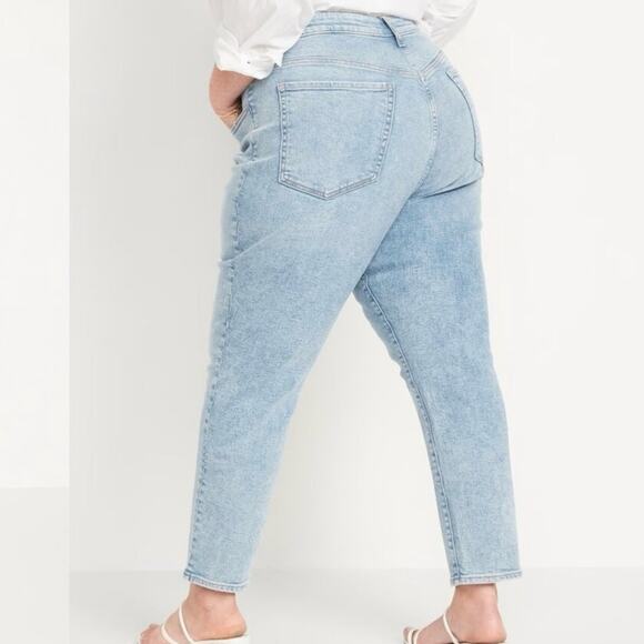 Old Navy OG Straight High Rise Jeans light wash women’s plus size 30 - Picture 2 of 12